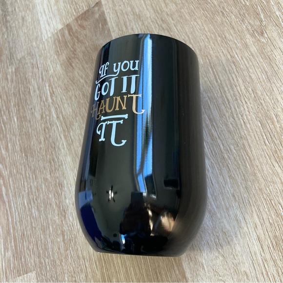 Black insulated Halloween Cantini cup - Picture 4 of 5